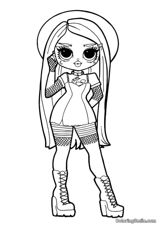 LOL OMG Mała Czarownica Witchey Baby - Kolorowanka