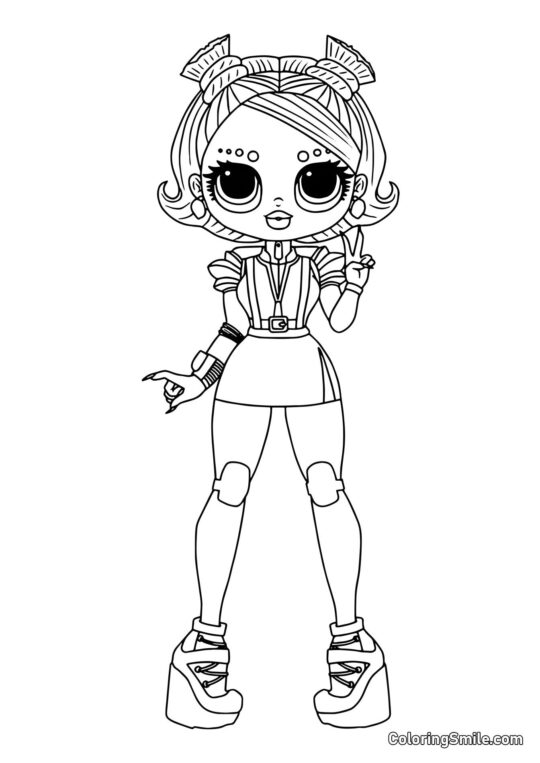 LOL OMG Baby Stellar - Kolorowanka