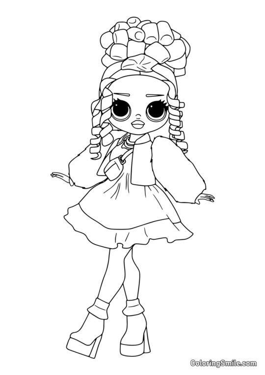 LOL OMG Słodycze - Kolorowanka