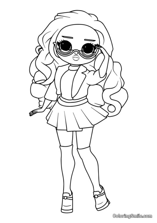LOL OMG Szkolny Reporter - Kolorowanka