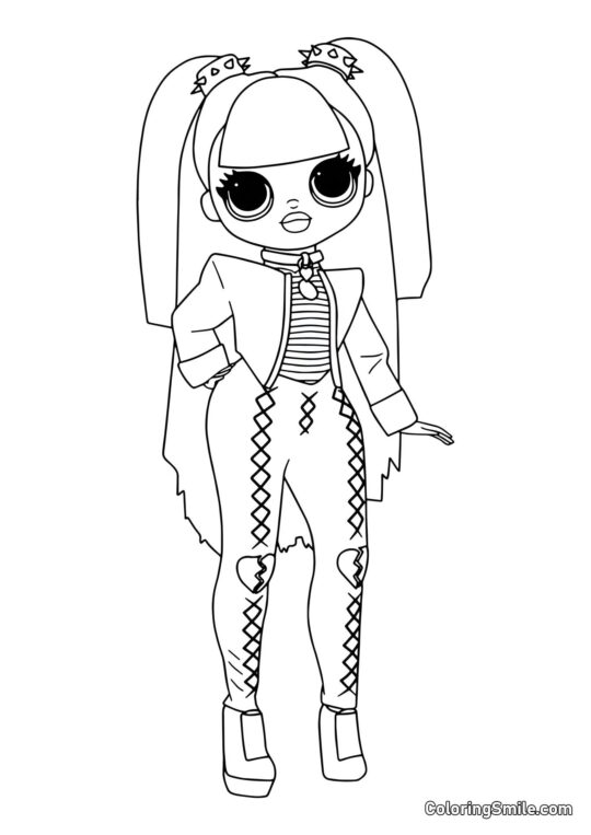 Pikantny LOL OMG Taniec - Kolorowanka