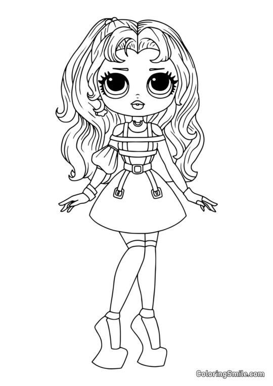 LOL OMG Starsza Siostra Twilight - Kolorowanka