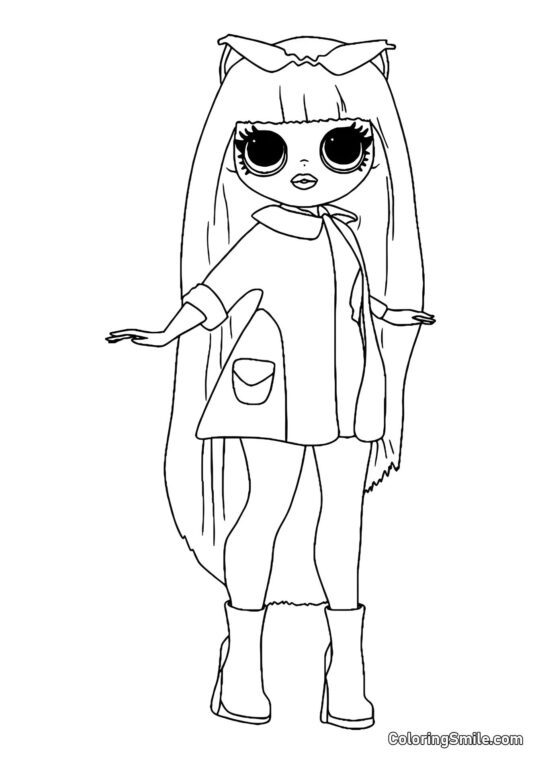 LOL OMG Winda Baby Groovy - Kolorowanka