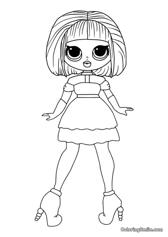 LOL OMG Starsza Siostra Sugars - Kolorowanka