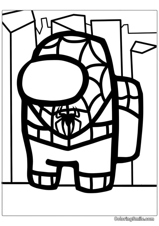 Spider-Man Among Us - Kolorowanka