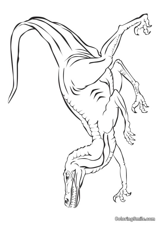 Wielki Gady na Polowaniu - Kolorowanka