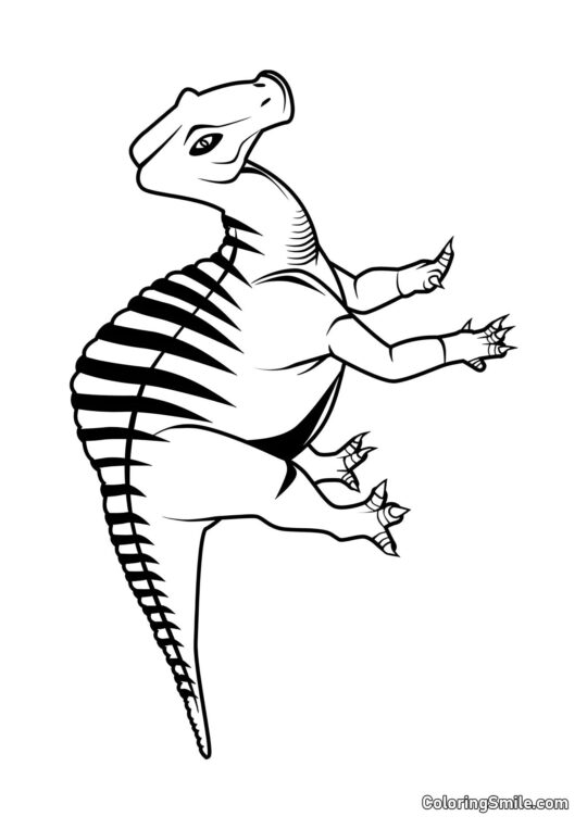 Ouranozaur - Kolorowanka