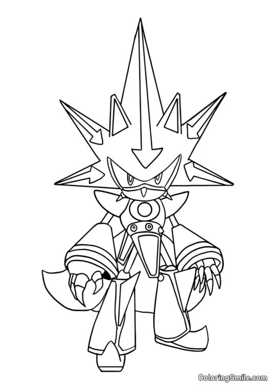 Zbroja Sonica Zbroja Sonica - Kolorowanka