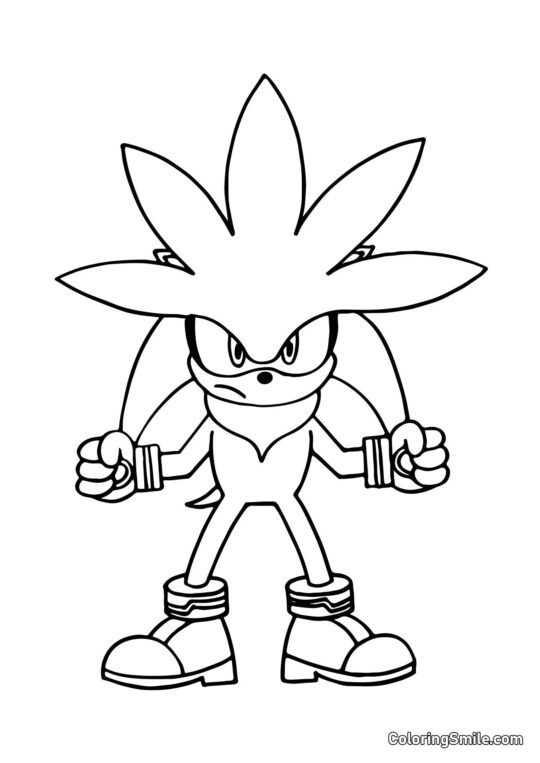 Jeż Srebrny Jeż Srebrny - Kolorowanka