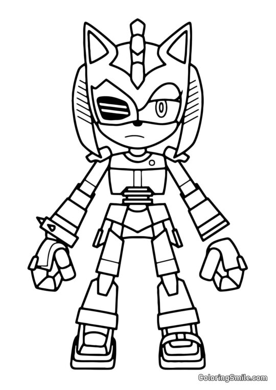 Rdzawy Róż Rdzawy Róż - Kolorowanka