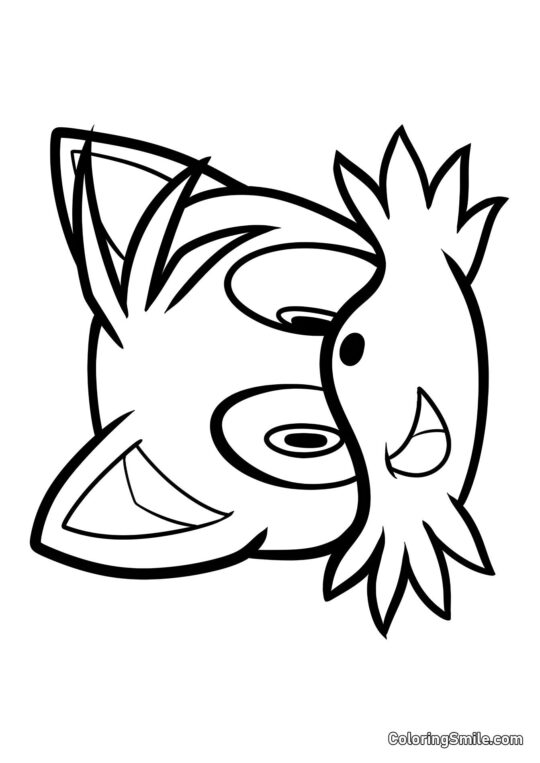 Miles Tails Prower Miles Tails Prower - Kolorowanka