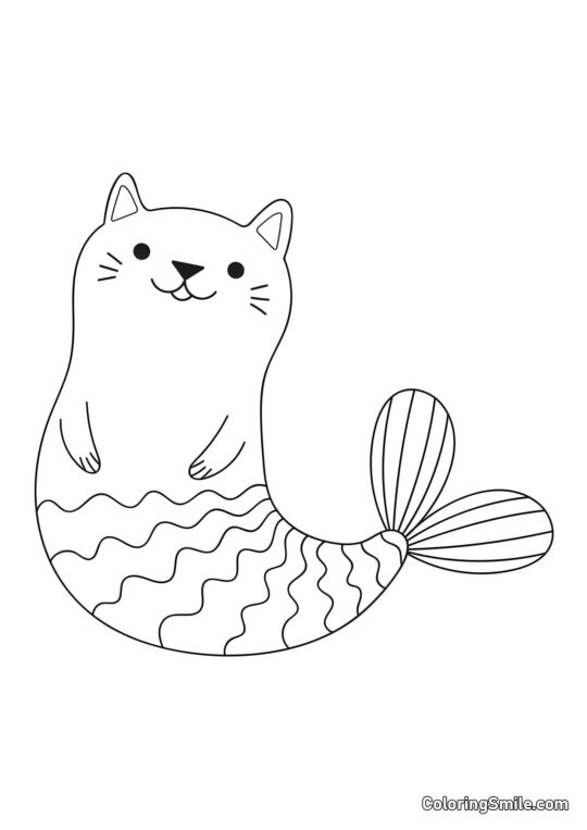 Syreni Kot - Kolorowanka