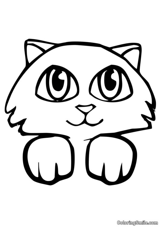 Uroczy Kociak - Kolorowanka