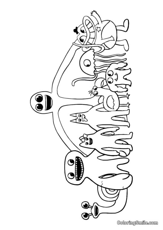 Zespół przedszkola Banban - Kolorowanka