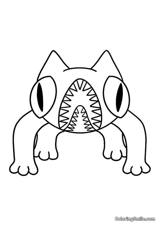 Lazcat z przedszkola Banban - Kolorowanka