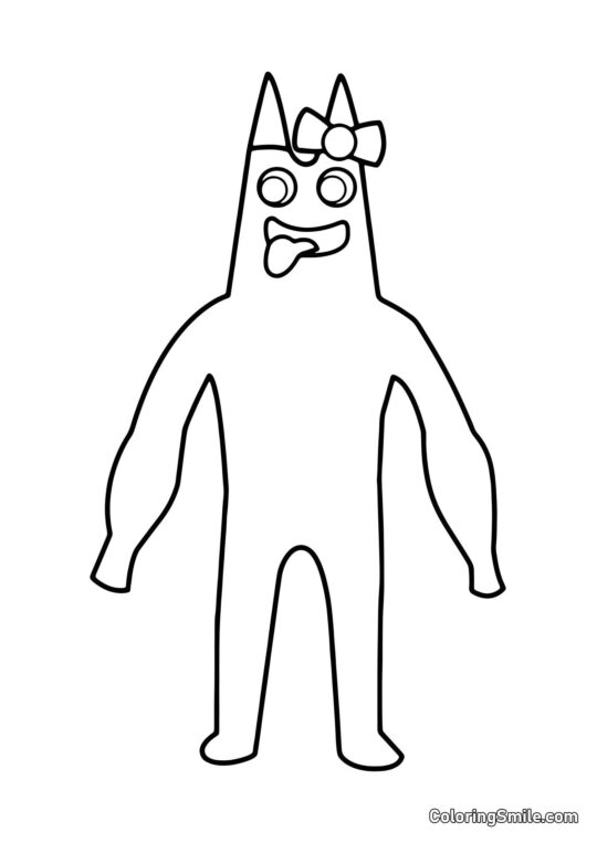 Banbalina z przedszkola Banban - Kolorowanka