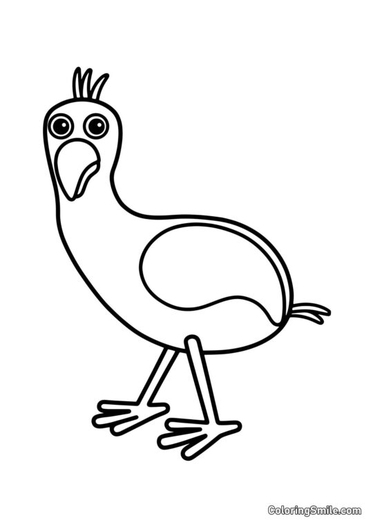 Agresywna Opila z przedszkola Banban - Kolorowanka