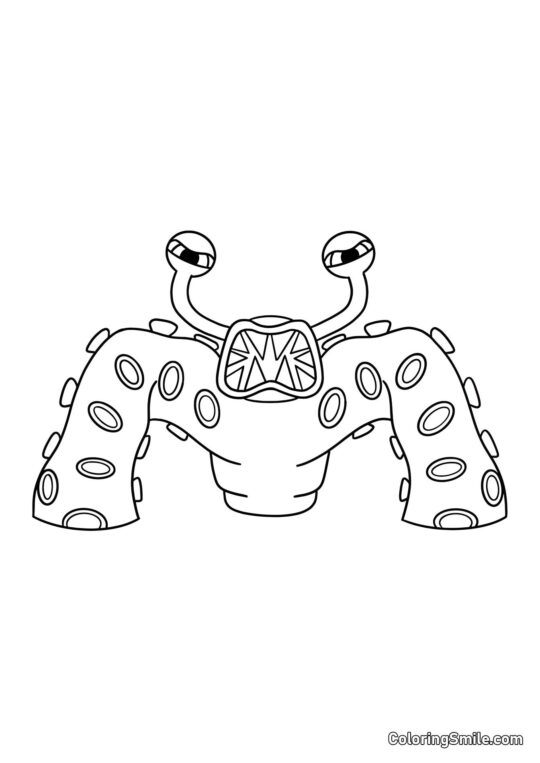 Nibbler z przedszkola Banban - Kolorowanka