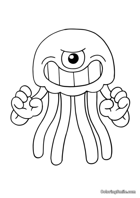 Stinger Flynn z przedszkola Banban - Kolorowanka