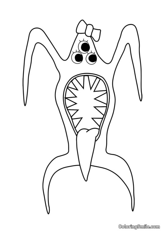 Nabnalina z przedszkola Banban - Kolorowanka