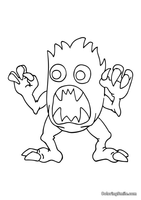 Łowca Tim z przedszkola Banban - Kolorowanka