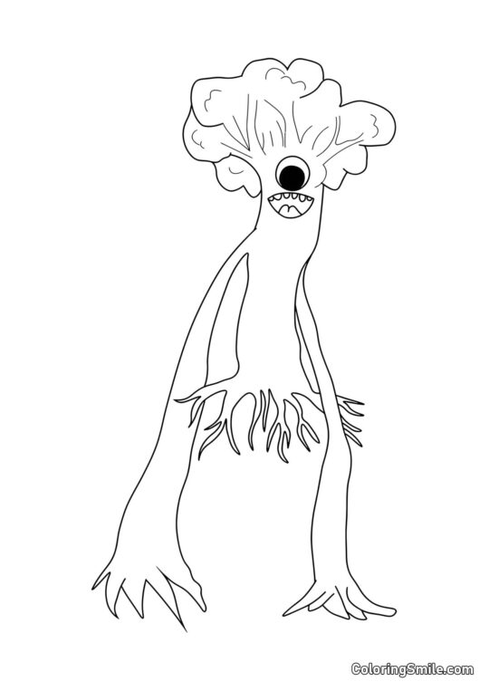 Długi Victor z przedszkola Banban - Kolorowanka