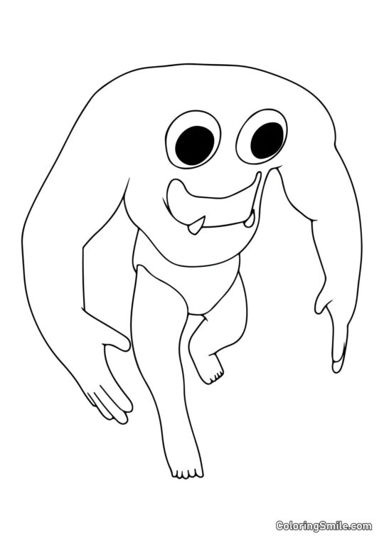 Kapitan Fiddles z przedszkola Banban - Kolorowanka