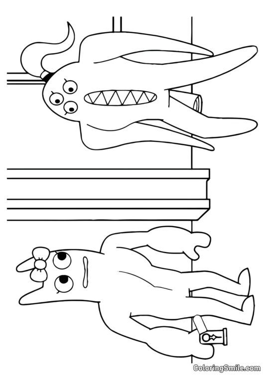 Banbalina i Nabnalina - Kolorowanka