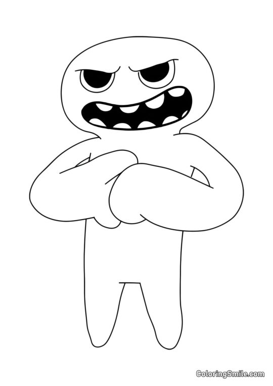 Zły Jumbo Josh - Kolorowanka