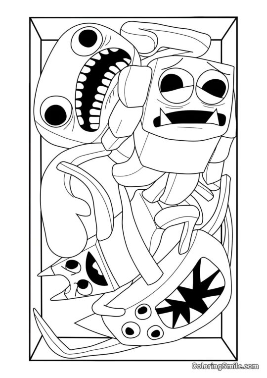 Przedszkole Banban 2 w pudełku - Kolorowanka