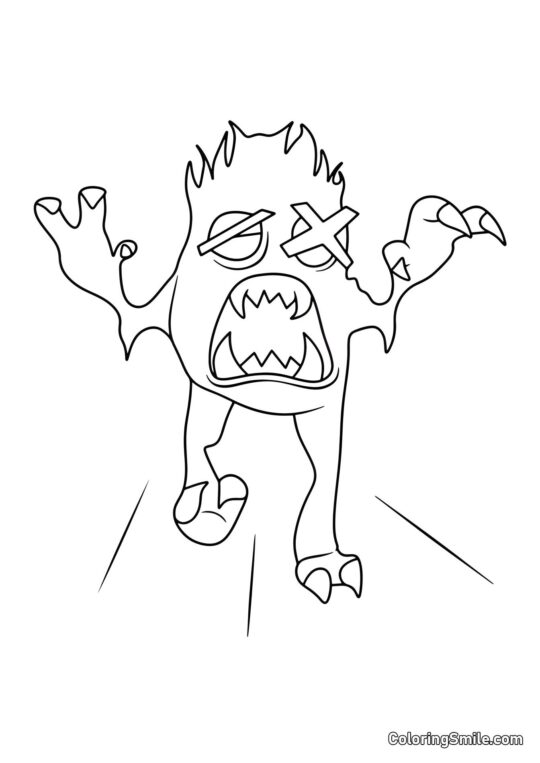 Ślepy łowca Tim - Kolorowanka