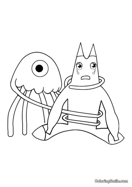 Stinger Flynn i Banban - Kolorowanka