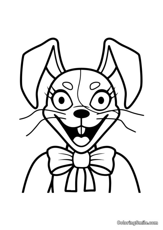 Vanessa (Vanny) z FNAF 9 Bezpieczeństwo Przełamania - Kolorowanka