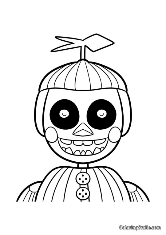 Fantomowy Chłopiec Balonowy - Kolorowanka