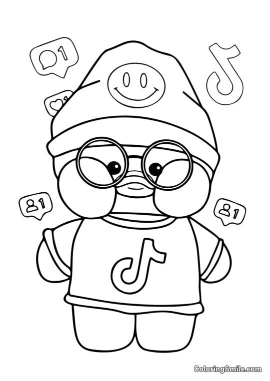 Lalafanfan TikTok - Kolorowanka