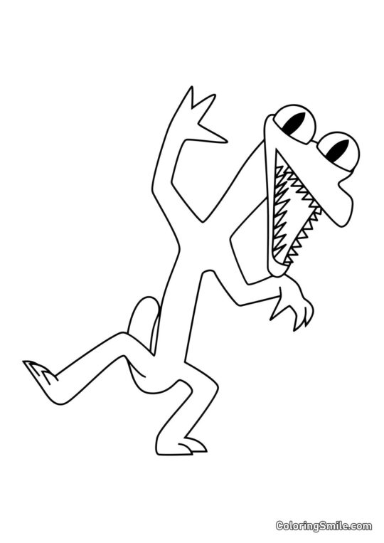 Pomarańczowy tańczy Pomarańczowy tańczy - Kolorowanka