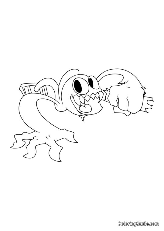 Fioletowy wyszedł z wentylacji Fioletowy wyszedł z wentylacji - Kolorowanka