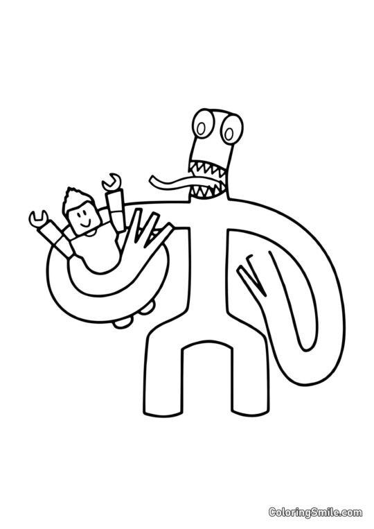 Zielony złapał gracza Zielony złapał gracza - Kolorowanka