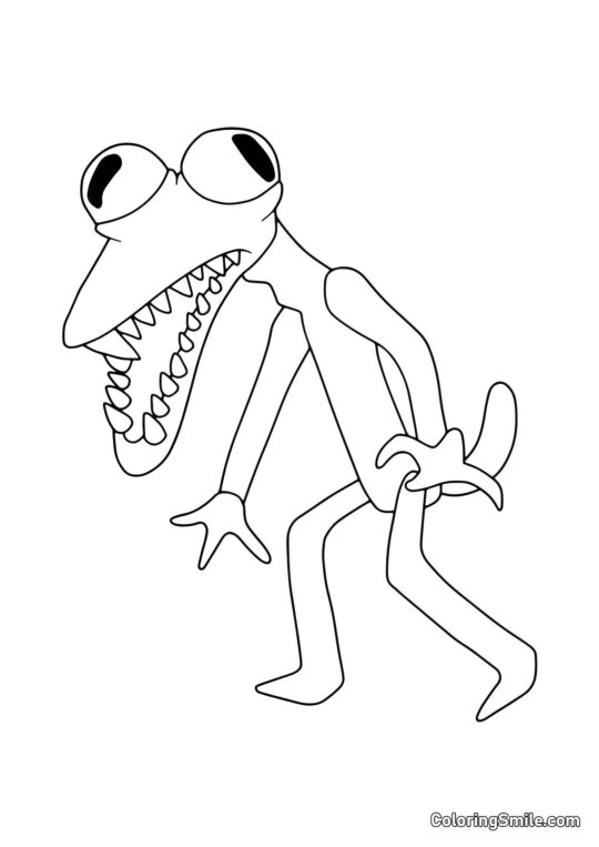 Pomarańczowy z Roblox Pomarańczowy z Roblox - Kolorowanka