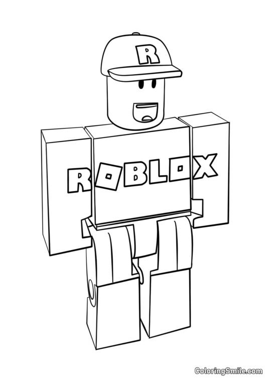 Roblox Gość Roblox Gość - Kolorowanka