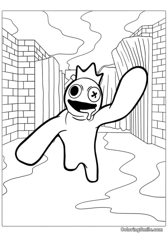 Roblox Tęczowi Przyjaciele Roblox Tęczowi Przyjaciele - Kolorowanka