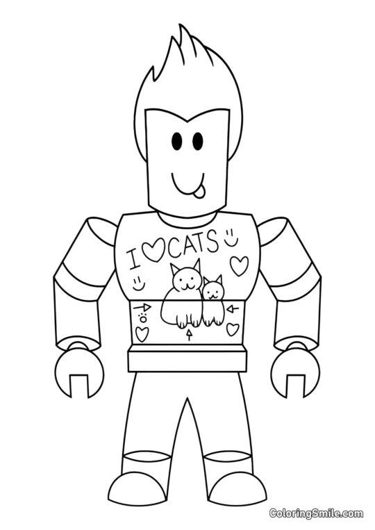 Roblox Denis Daily Roblox Denis Daily - Kolorowanka