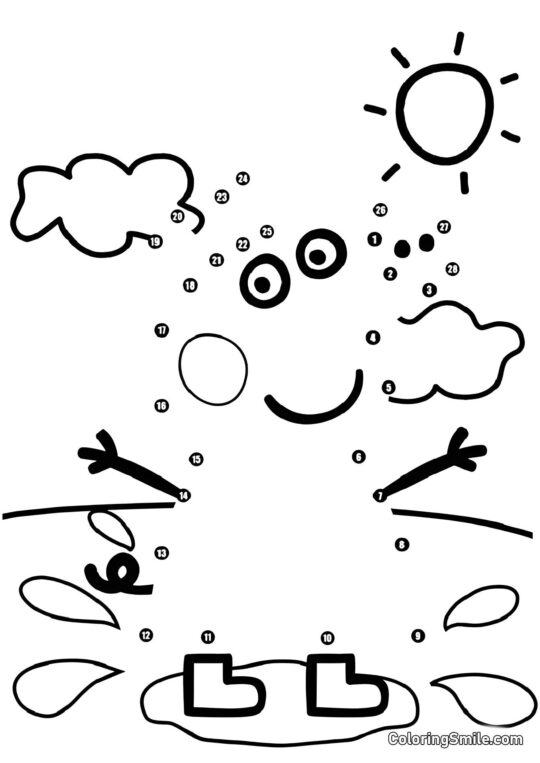 Peppa w Kropki - Kolorowanka