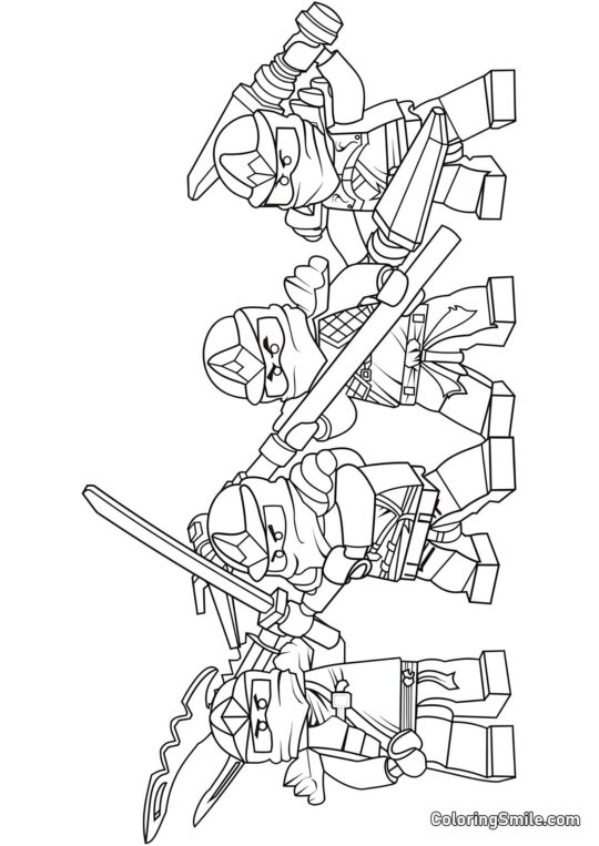 Ninjago Ninjago - Kolorowanka