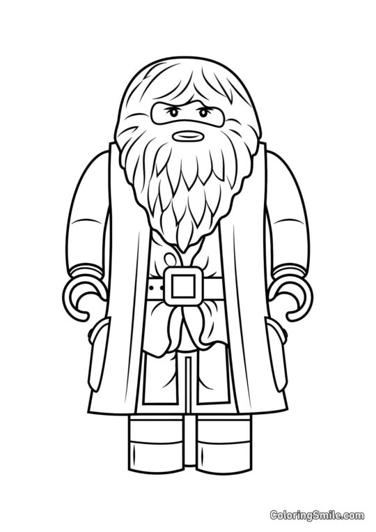 LEGO Hagrid - Kolorowanka