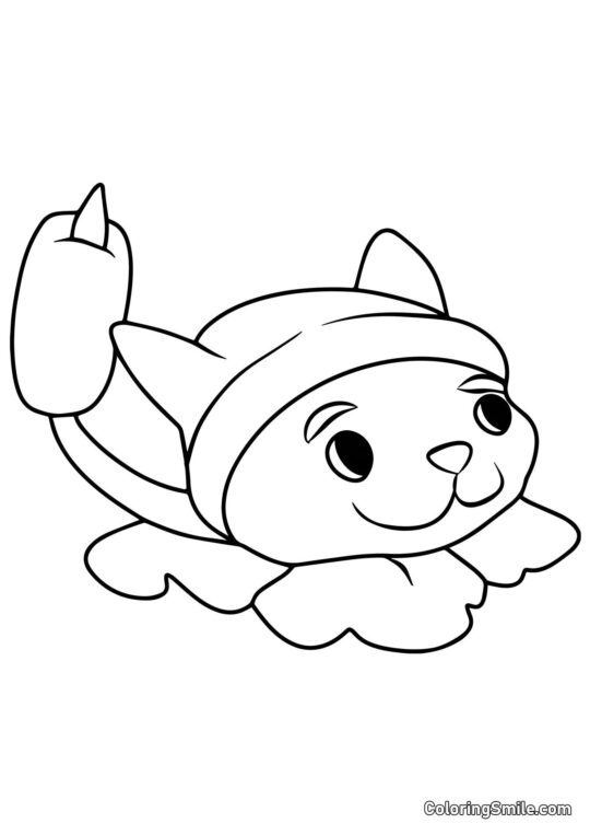 Pióropusz z Roślin kontra Zombiaki - Kolorowanka