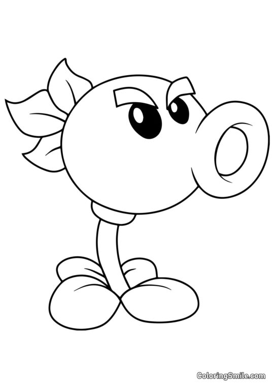 Powtarzacz z Roślin kontra Zombiaki - Kolorowanka