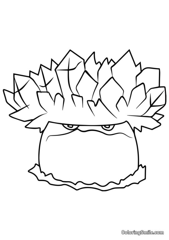 Lód-skrzydło z Roślin kontra Zombiaki - Kolorowanka