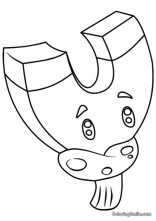 Magnetyczny Grzyb z Roślin kontra Zombiaki - Kolorowanka