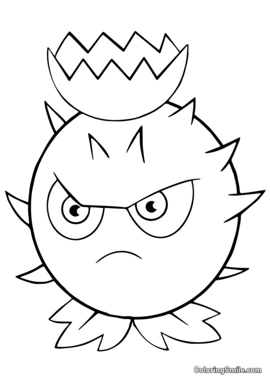 Oset z Roślin kontra Zombiaki - Kolorowanka